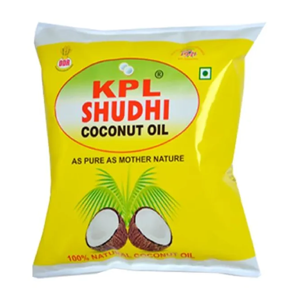 Kpl Shudhi Coconut Oil, 500 ml Pouch-1.webp